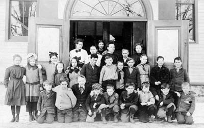025 myers collection forestport ny school children and staff
