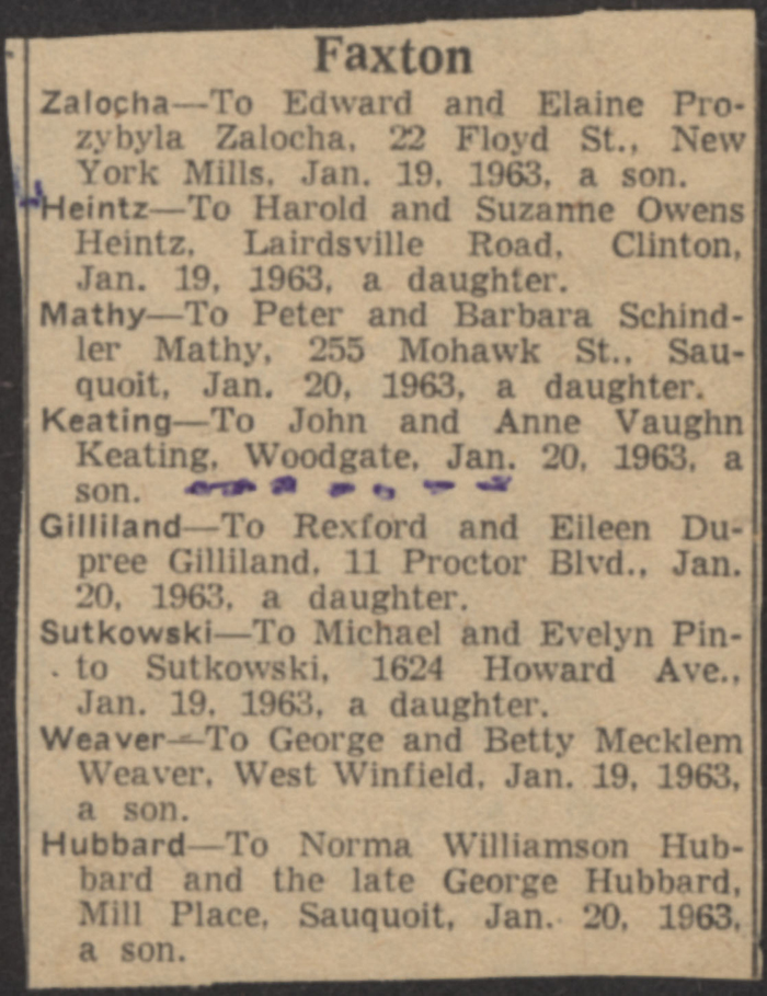 keating john ann vaughn birth announcement