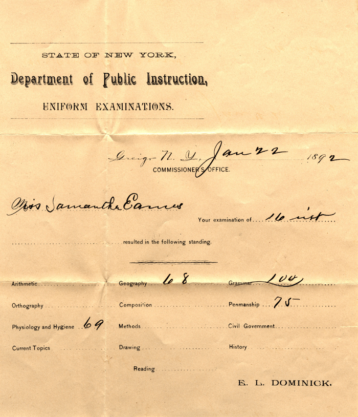 new york uniform exam eames dominick jan 22 1892