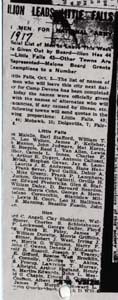camp devens army list 1917