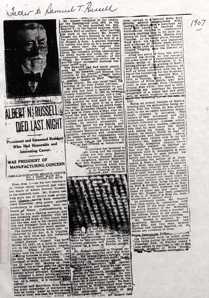 russell albert n obit