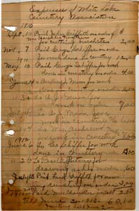 white lake cemetery association document 1910 001