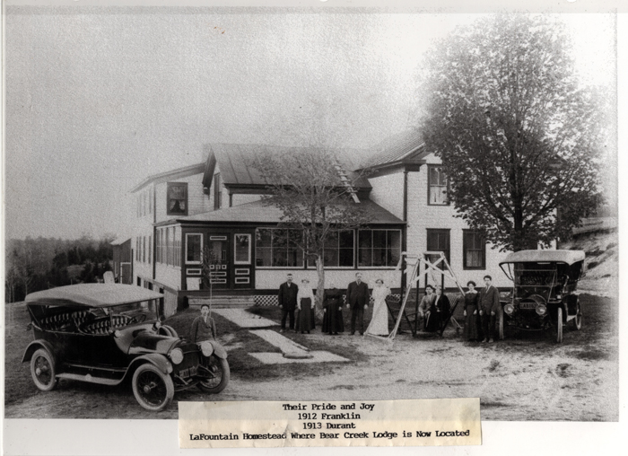 lafountain homestead 1912 franklin car 1913 durant car