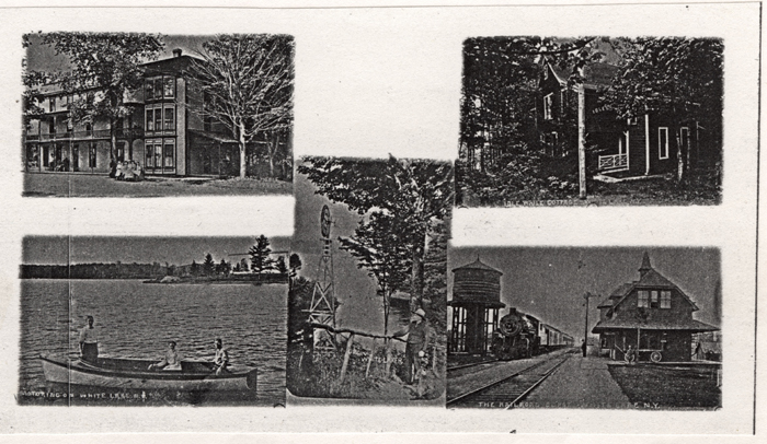 white lake historical photo collage 1912