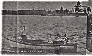 motoring on white lake 1912