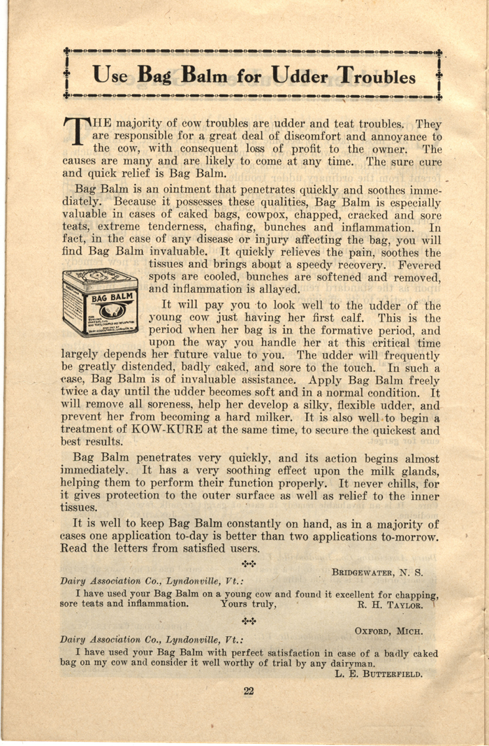 cow book handbook for cow owners 1912 023 page 22