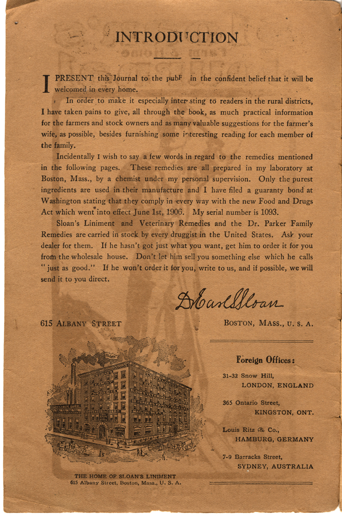 sloans farm and home journal vol 1 no 4 1909 002 inside front cover