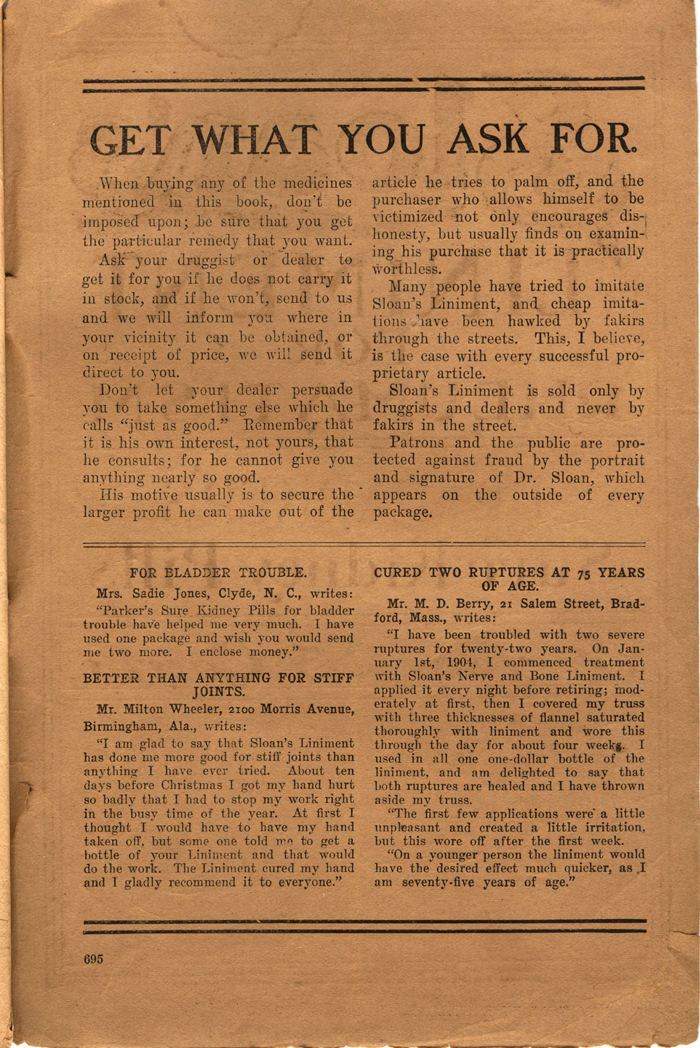 sloans farm and home journal vol 1 no 4 1909 051 inside back cover