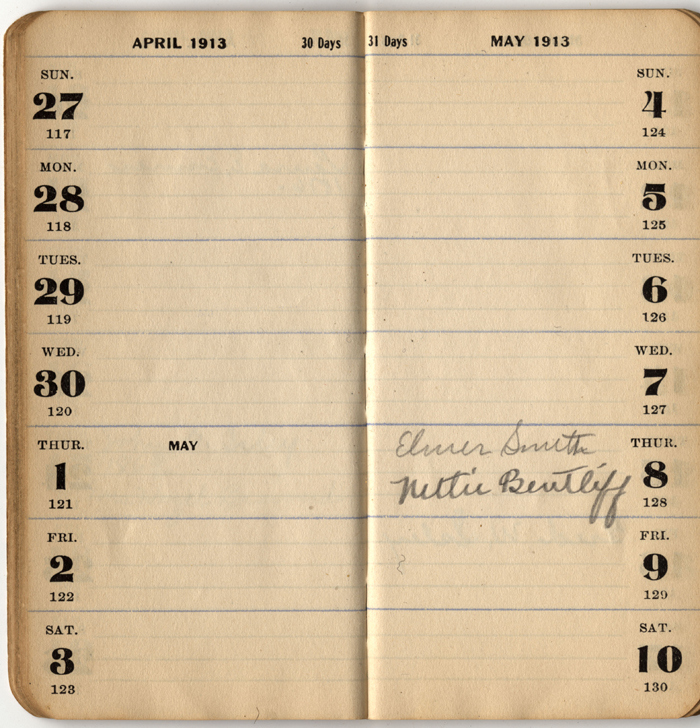 address date book isley lena m 1913 012