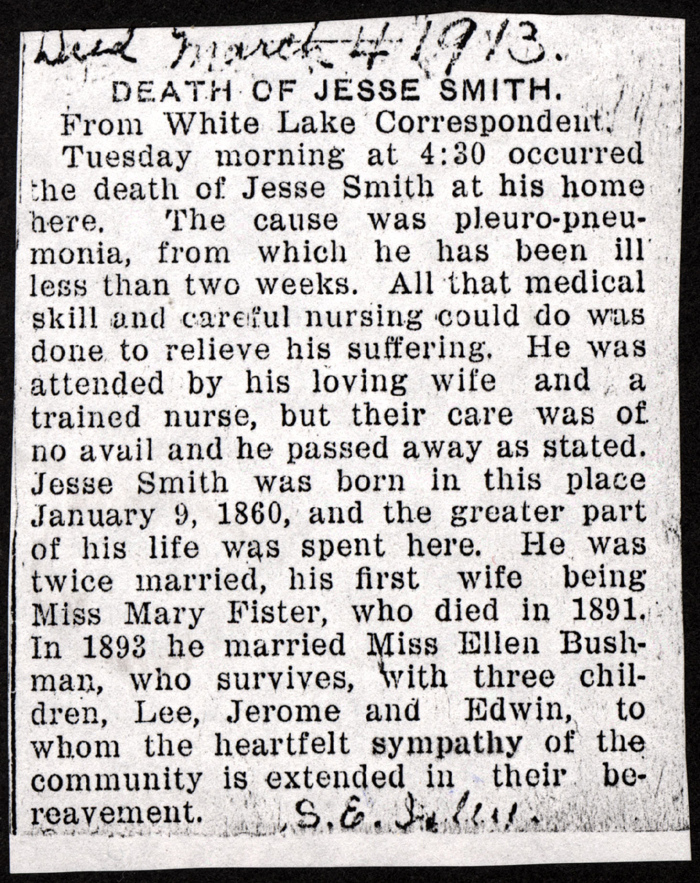 smith jesse obit