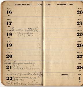 address date book isley lena m 1913 007