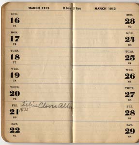 address date book isley lena m 1913 009