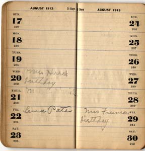 address date book isley lena m 1913 020