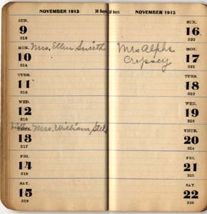 address date book isley lena m 1913 026