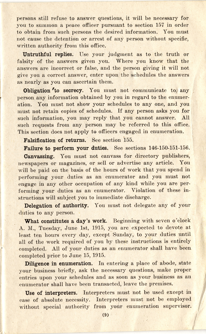 instructions to enumerators new york state 1915 006b page 09