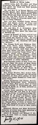 white lake news boonville herald july 11 1916