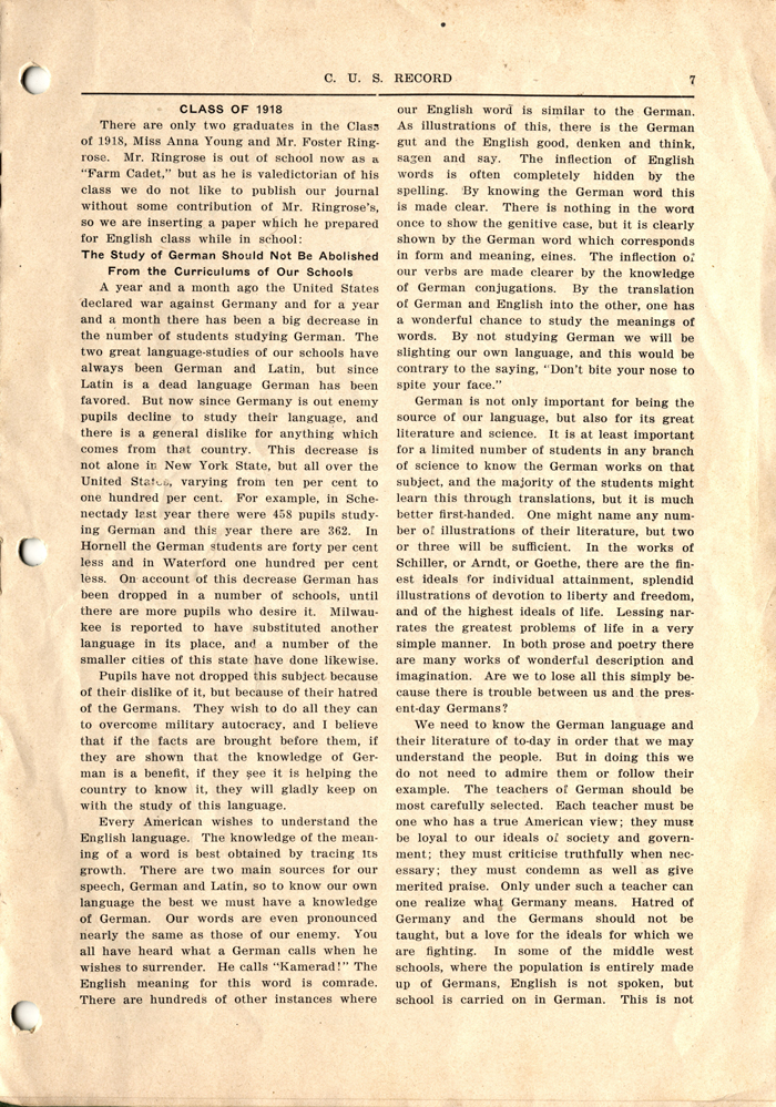 constableville union school news 1917 1918 003 page 07