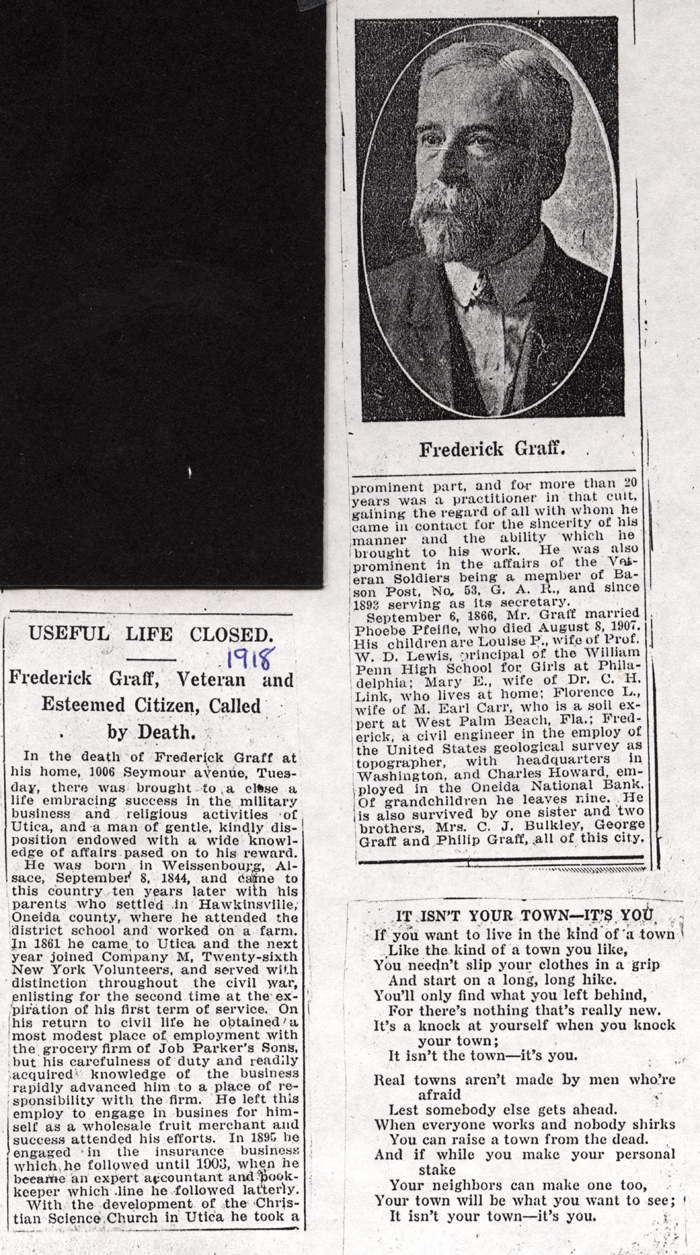 graff frederick obit