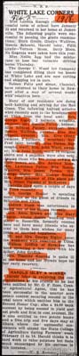 white lake corners news boonville herald feb 7 1918