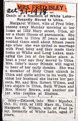 wilson margaret e isley obit
