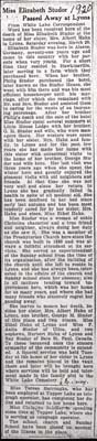 studor elizabeth obit