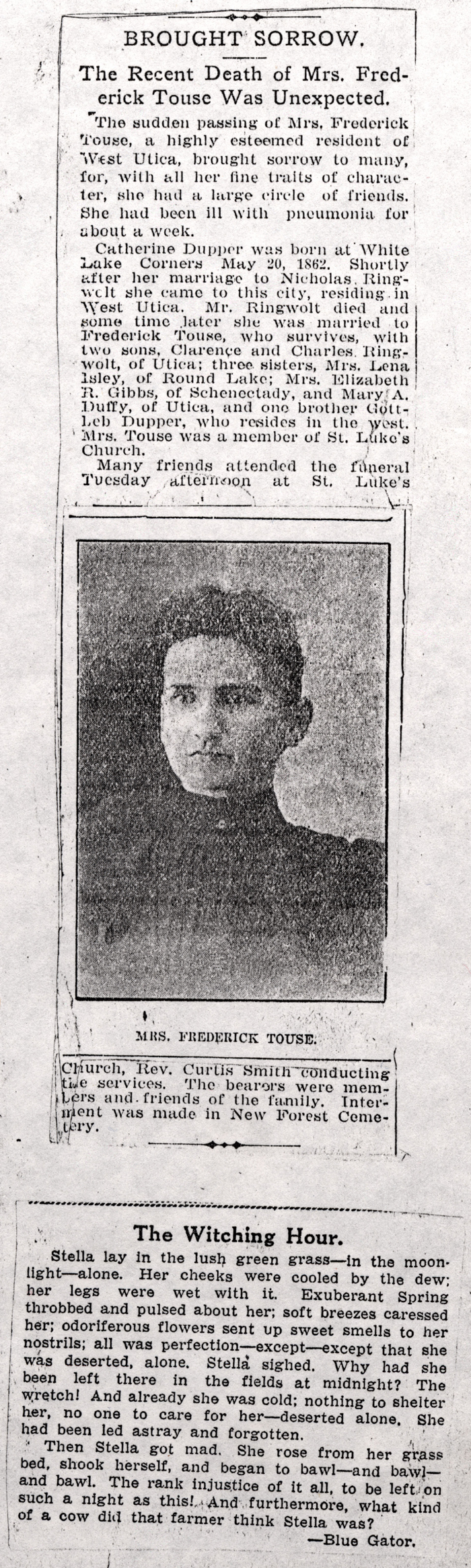touse catherine dupper obit