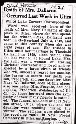 dallarmi mary obit