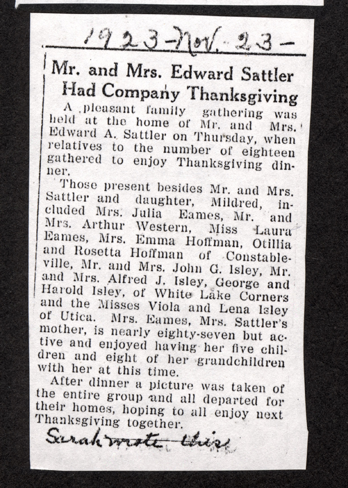 white lake corners news boonville herald nov 23 1923