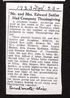 white lake corners news boonville herald nov 23 1923