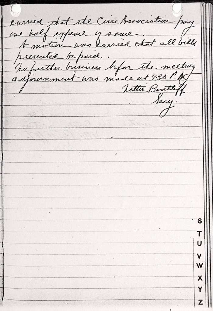 woodgate civic association notes by nettie bentliff 1923 009b