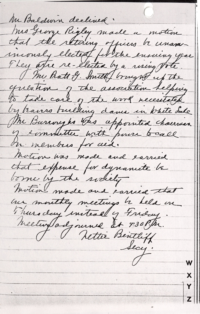woodgate civic association notes by nettie bentliff 1923 011b