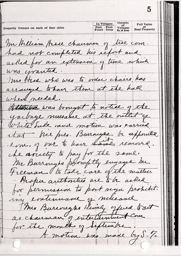 woodgate civic association notes by nettie bentliff 1923 018b