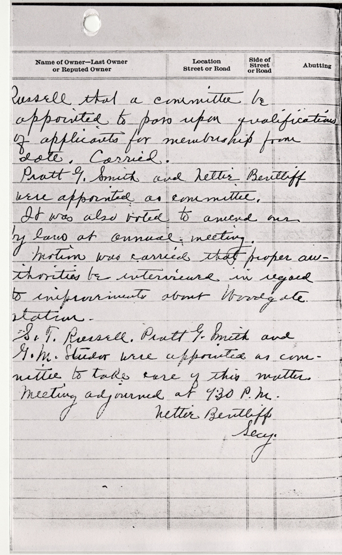 woodgate civic association notes by nettie bentliff 1923 019a