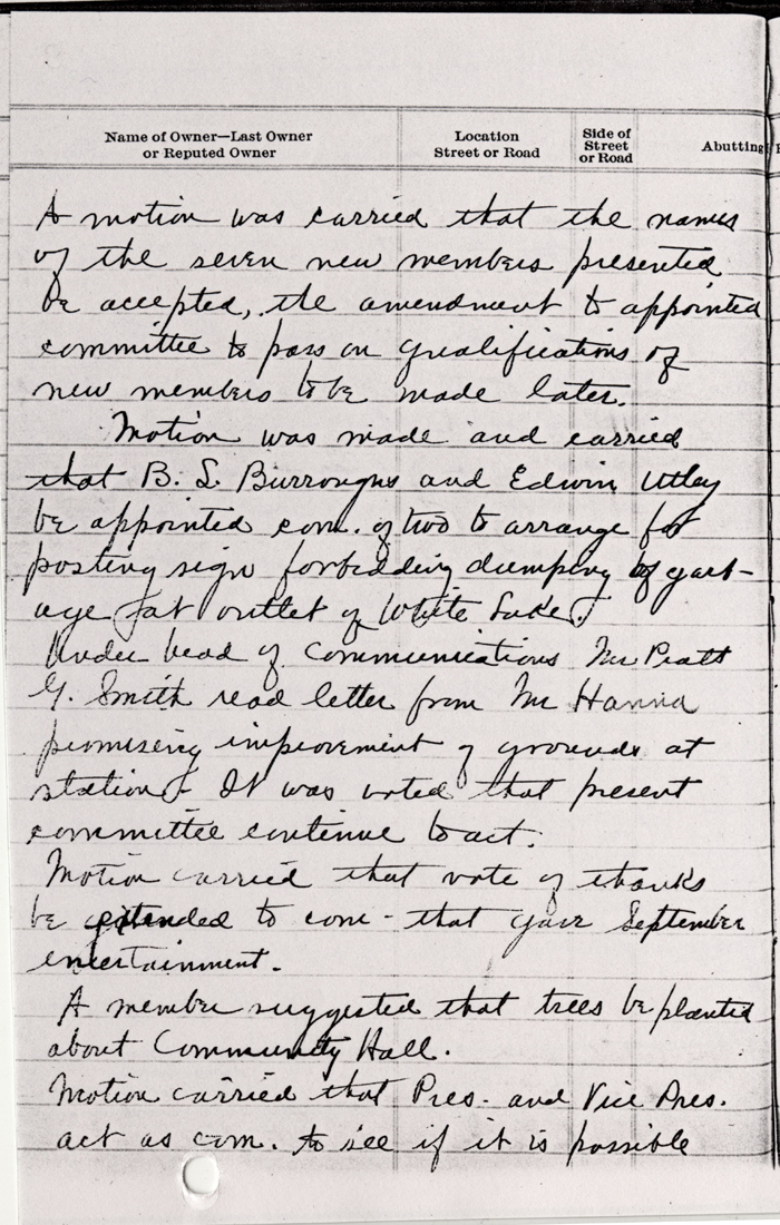 woodgate civic association notes by nettie bentliff 1923 020a