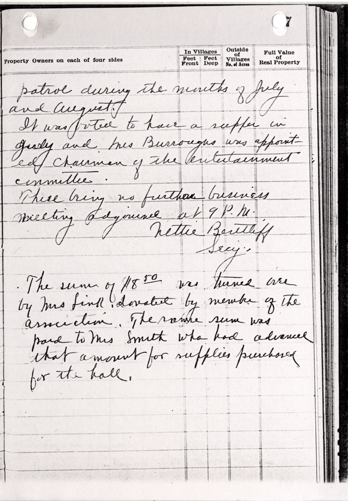 woodgate civic association notes by nettie bentliff 1923 025b