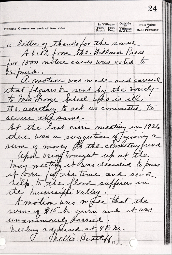 woodgate civic association notes by nettie bentliff 1923 030b