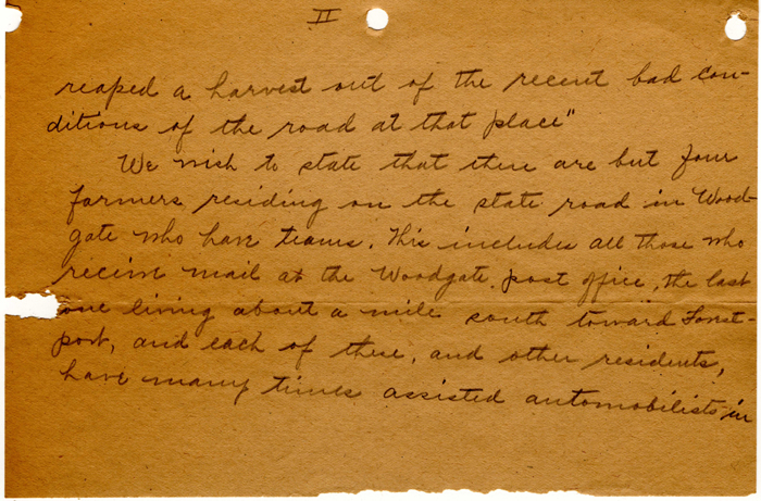 residents of woodgate enter protest 1924 card page 002