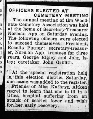 woodgate cemetery assoc officers putney app rigley isley griffith