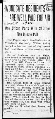 woodgate residents are well paid for aid april 15 1924