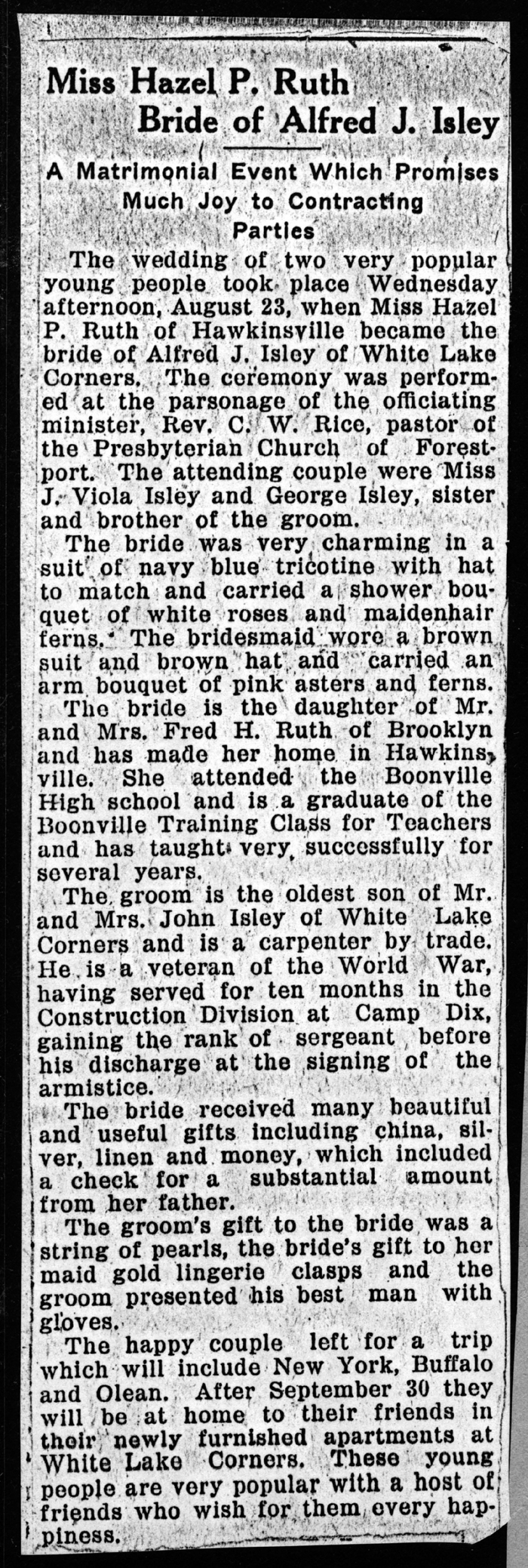 isley alfred j ruth hazel pearl married august 23 1925 002