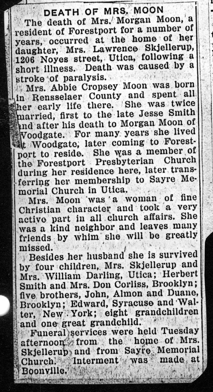 moon abbie cropsey wife of morgan obit 1926 002