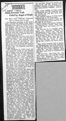 freeman anna dickenson obit november 25 1926