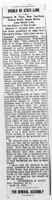 white lake land title dispute should be state land april 19 1926