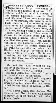 kidder lafayette h obit 1927