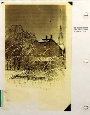 rubyor house with water tower in place 1928