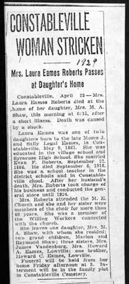 roberts laura eames wife of evan f obit april 23 1929 001