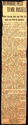 russell samuel t memorial held june 3 1929