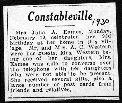 eames julia a 93rd birthday february 10 1930