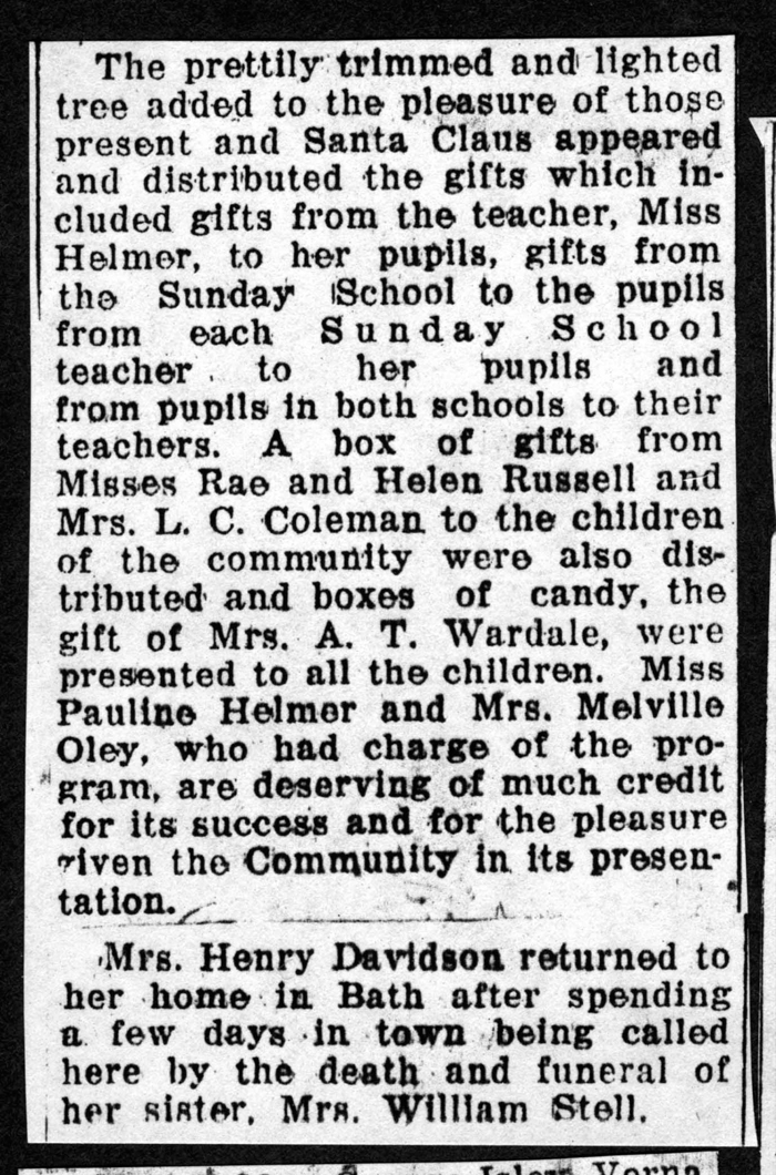 boonville herald community tree program enjoyed december 22 1933 part 2