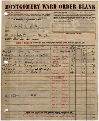 isley harold d montgomery ward order blank 1933 002